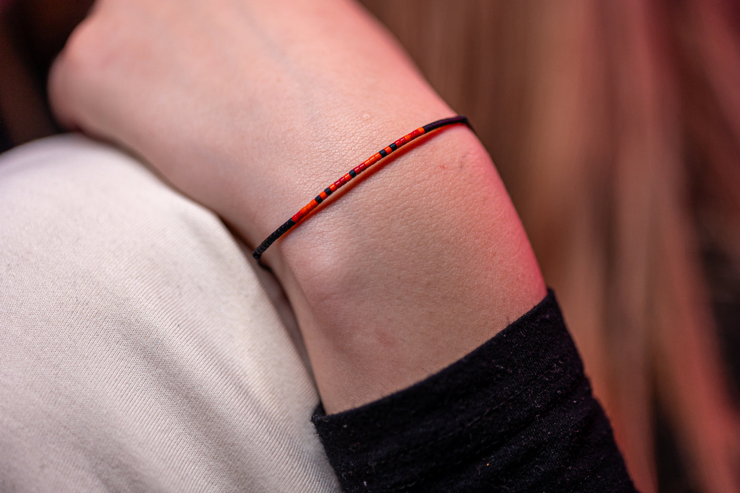 Brățară COD MORSE - '' BERBEC ''