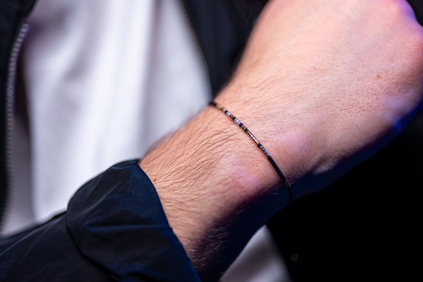 Brățară COD MORSE - Placată cu Aur