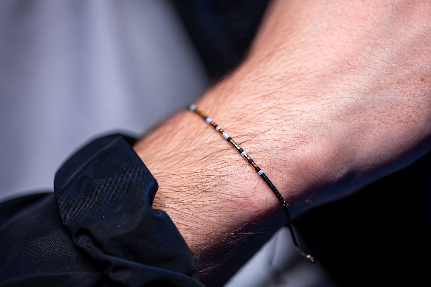 Brățară COD MORSE - '' SOULMATE '' Placată cu Aur