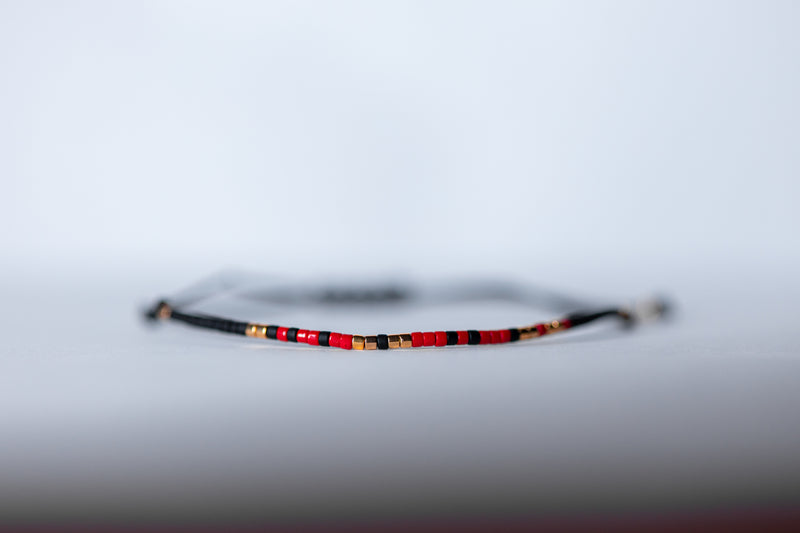 Brățară COD MORSE - '' TE IUBESC ''  Placată cu Aur